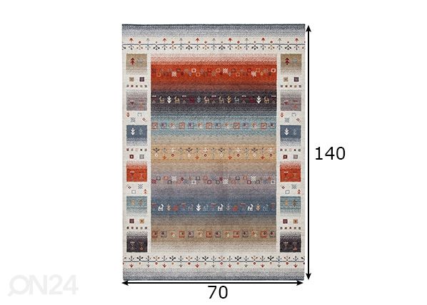 Vaip Fasa 70x140 cm mõõdud