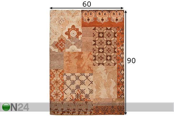 Vaip Fauna 60x90 cm mõõdud