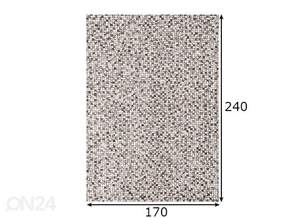 Vaip Felty 170x240 cm mõõdud