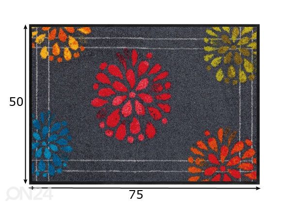 Vaip Fireworks 50x75 cm mõõdud