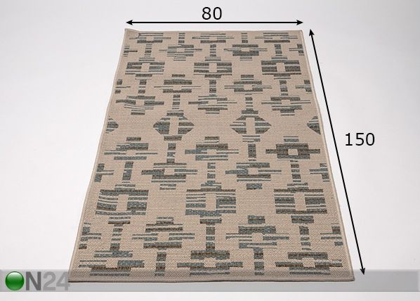 Vaip Flat 80x150 cm mõõdud
