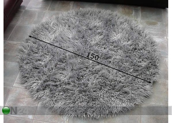 Vaip Flokati Ø 150 cm mõõdud