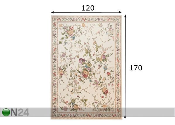 Vaip Flomi Sagrini 120x170 cm mõõdud