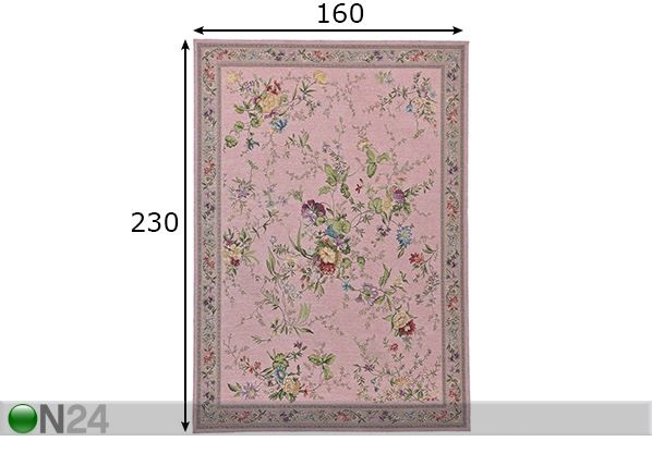 Vaip Flomi Sagrini 160x230 cm mõõdud