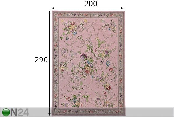 Vaip Flomi Sagrini 200x290 cm mõõdud