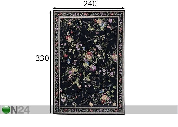 Vaip Flomi Sagrini 240x330 cm mõõdud