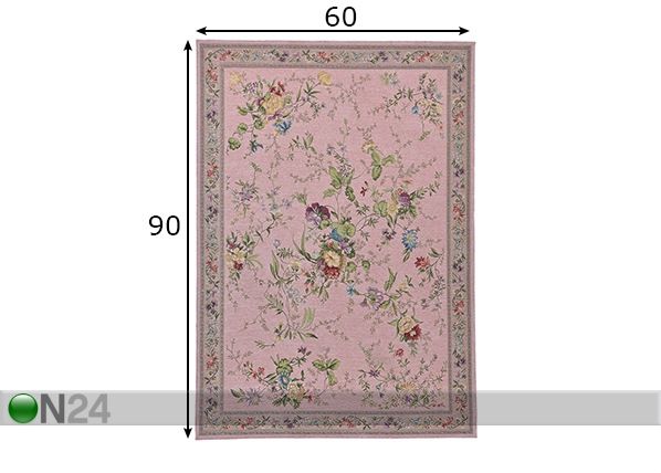 Vaip Flomi Sagrini 60x90 cm mõõdud