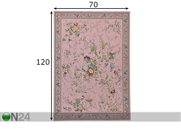 Vaip Flomi Sagrini 70x120 cm mõõdud