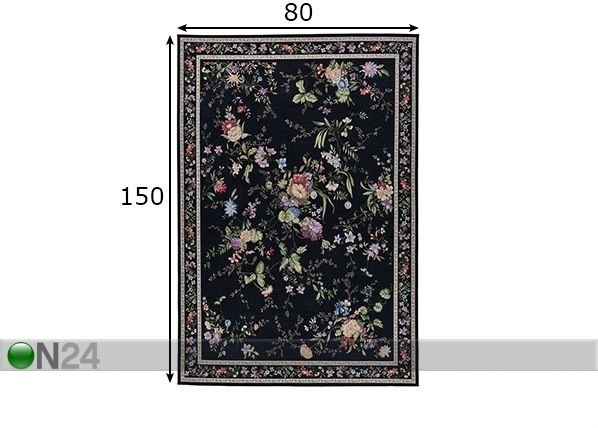 Vaip Flomi Sagrini 80x150 cm mõõdud