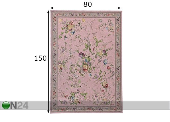 Vaip Flomi Sagrini 80x150 cm mõõdud