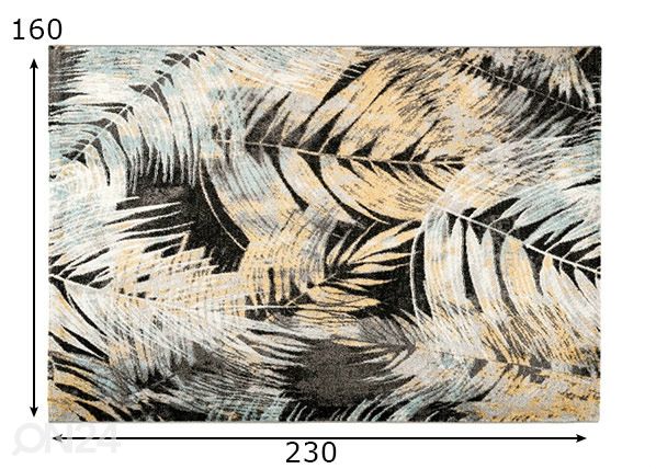 Vaip Funky Multi 160x230 cm mõõdud