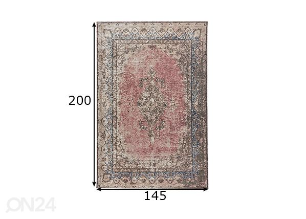 Vaip Funky Orient Keshan 145x200 cm mõõdud