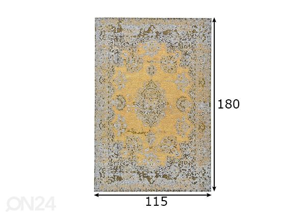 Vaip Funky Orient Kriman 115x180 cm mõõdud