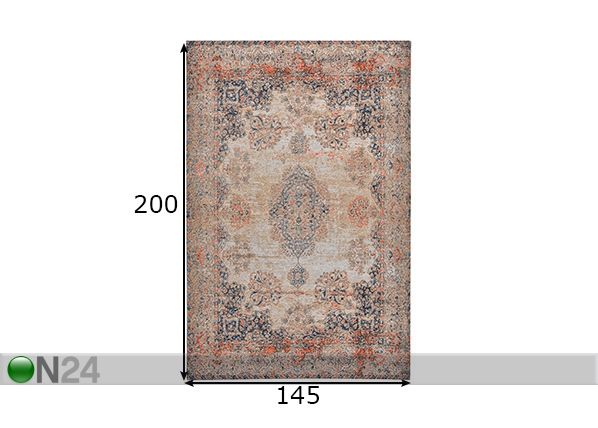 Vaip Funky Orient Kriman 145x200 cm mõõdud