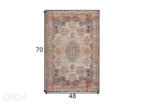 Vaip Funky Orient Kriman 48x70 cm mõõdud