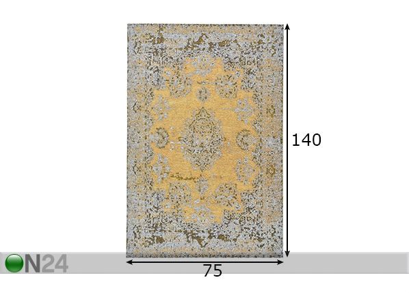 Vaip Funky Orient Kriman 75x140 cm mõõdud