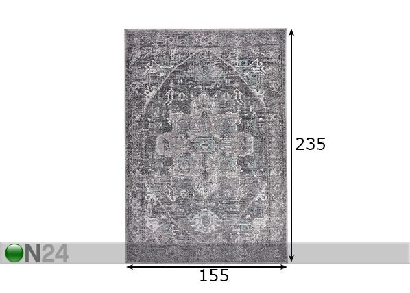 Vaip Funky Orient Tabriz 155x235 cm mõõdud