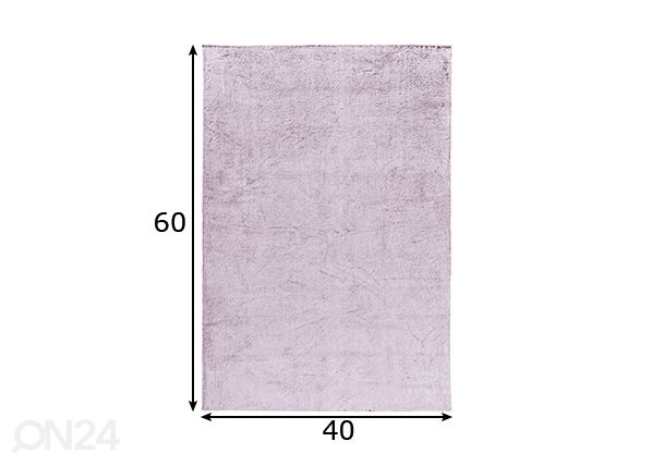 Vaip Furry 40x60 cm mõõdud