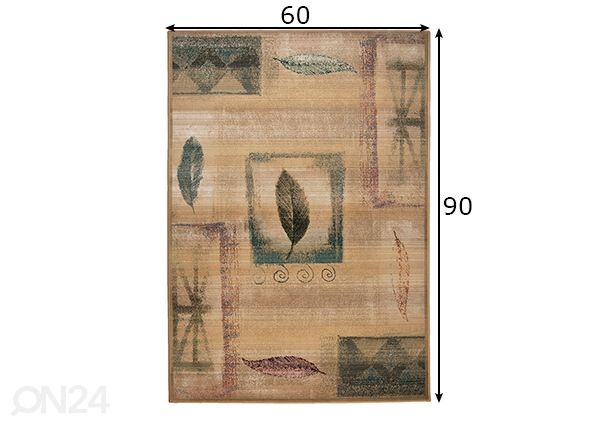 Vaip Gabiro 60x90 cm mõõdud