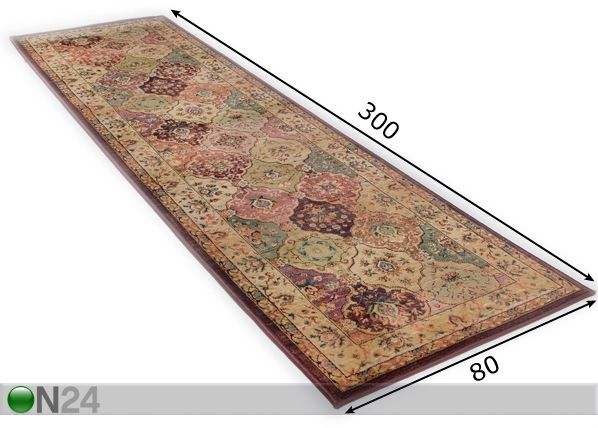 Vaip Gabiro 80x300cm mõõdud