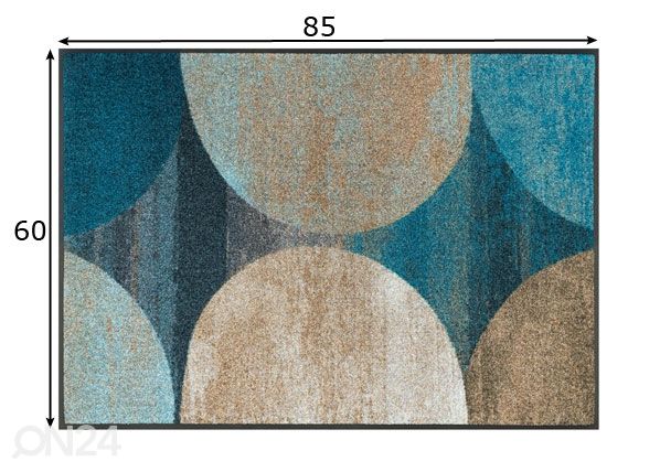 Vaip Galaxia 60x85 cm mõõdud