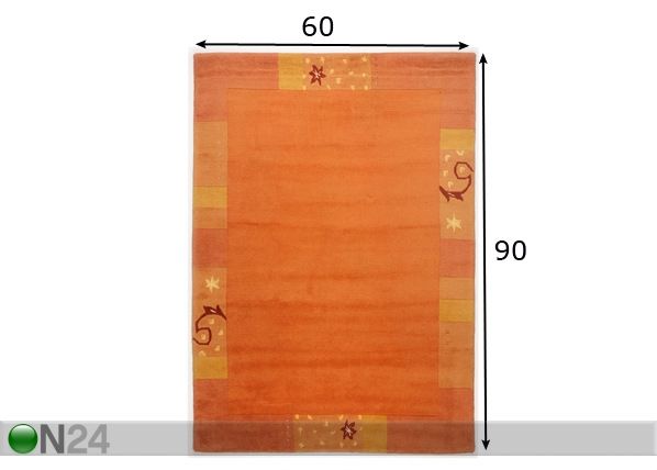 Vaip Ganges 60x90 cm mõõdud
