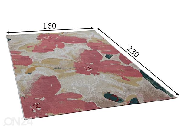 Vaip Garden Blossom 160x230cm mõõdud