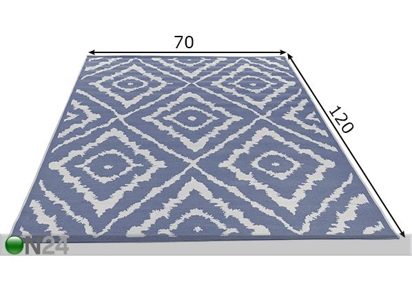 Vaip Garden Pattern 70x120cm mõõdud