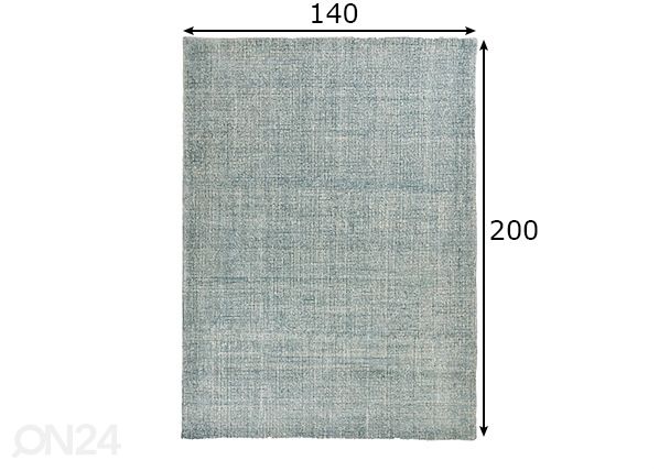 Vaip Groove 140x200 cm mõõdud