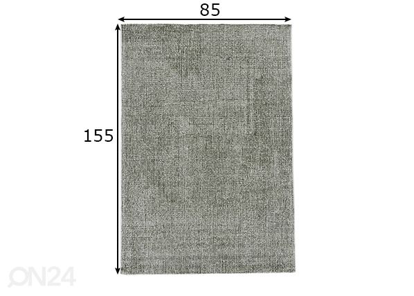 Vaip Groove 85x155 cm mõõdud