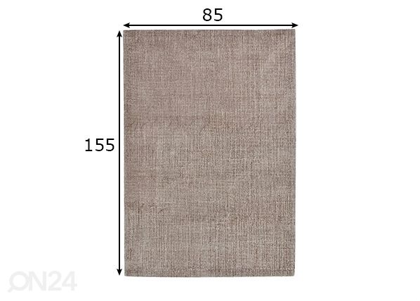 Vaip Groove 85x155 cm mõõdud