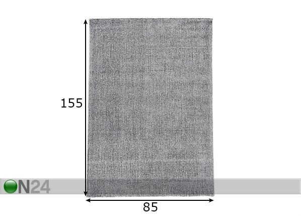 Vaip Groove 85x155 cm mõõdud