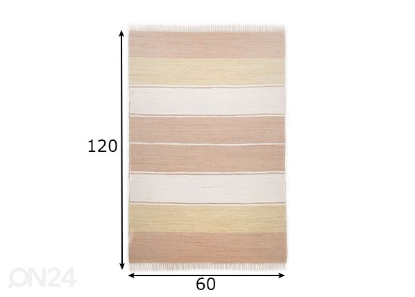 Vaip Happy Design Stripes 60x120 cm mõõdud