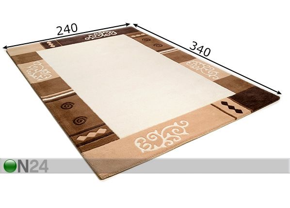 Vaip Harmony 240x340 cm mõõdud