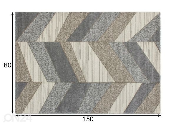 Vaip Havanna 80x150 cm mõõdud