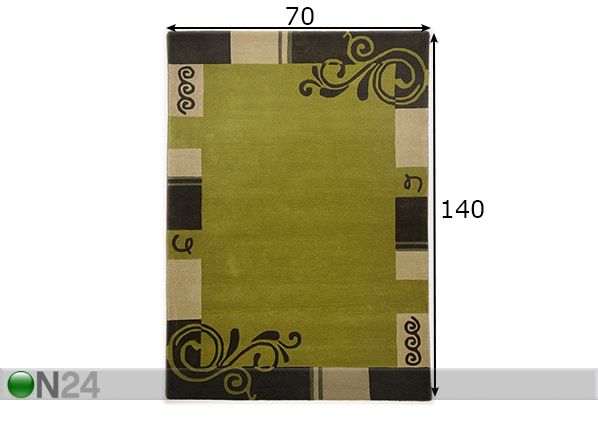 Vaip Hawai 70x140 cm mõõdud