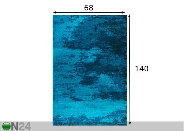 Vaip Heritage Cloud 68x140 cm mõõdud