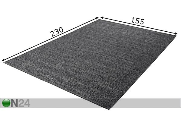 Vaip Heritage Uni 155x230 cm mõõdud