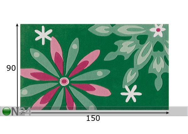 Vaip Joy 90x150 cm mõõdud