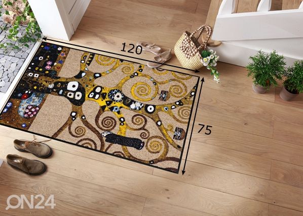 Vaip Klimt Lebensbaum 75x120 cm mõõdud