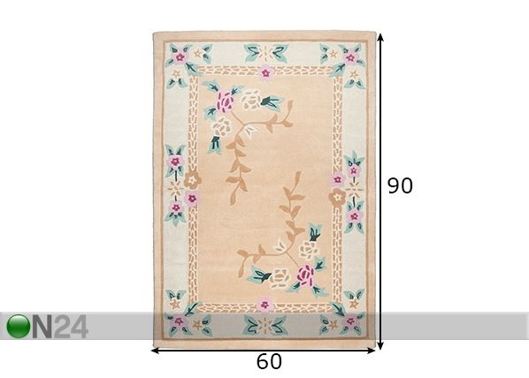 Vaip Lifou 60x90 cm mõõdud
