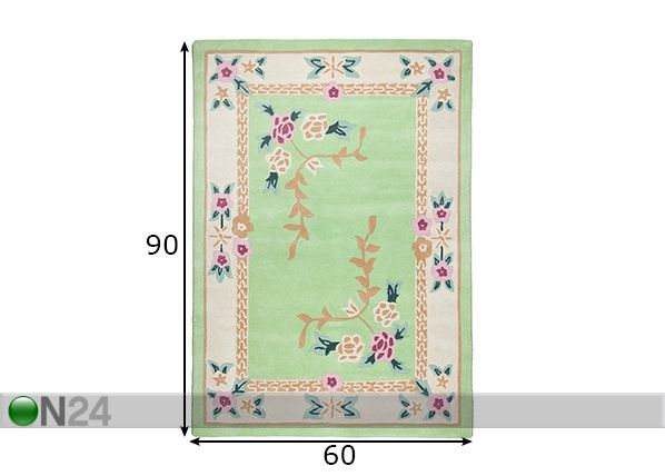 Vaip Lifou 60x90 cm mõõdud