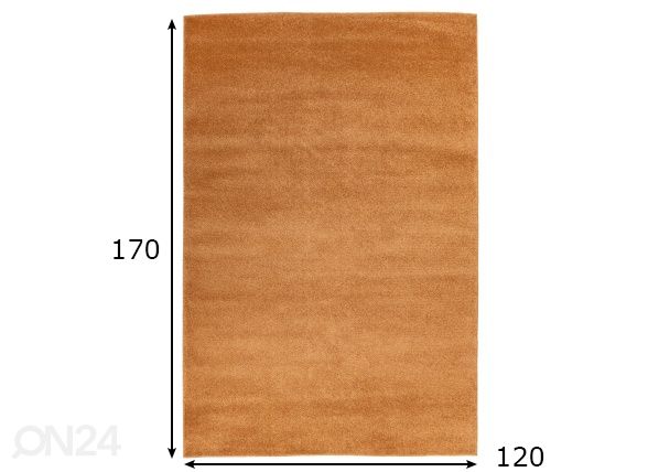 Vaip Lima Camel 120x170 cm mõõdud