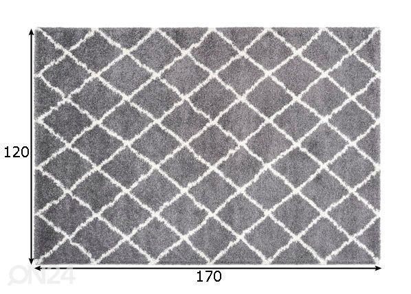 Vaip Loft 120x170 cm mõõdud