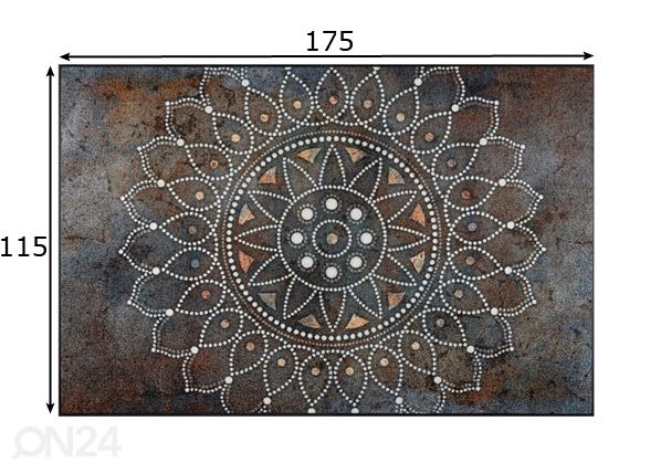 Vaip Madhana 115x175 cm mõõdud