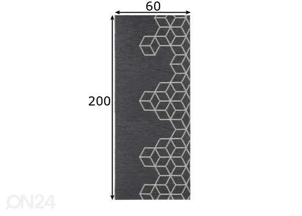 Vaip Maia V12 60x200 cm mõõdud