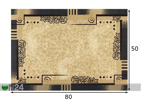 Vaip Malin 50x80 cm mõõdud