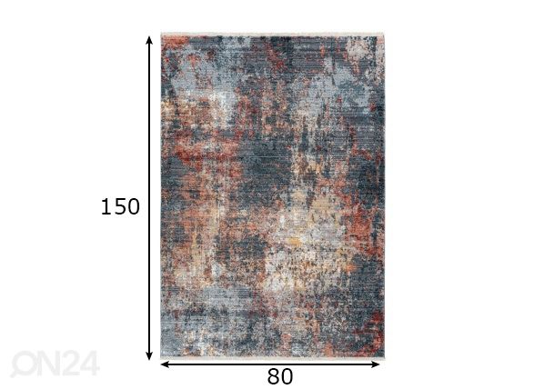 Vaip Medellin Multi 80x150 cm mõõdud