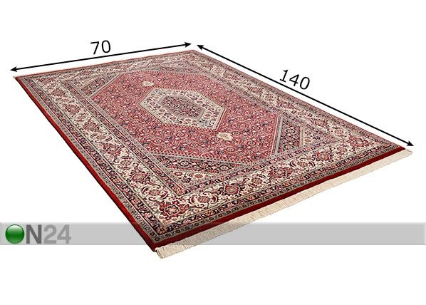 Vaip Meraj Silk Bidjar 70x140 cm mõõdud