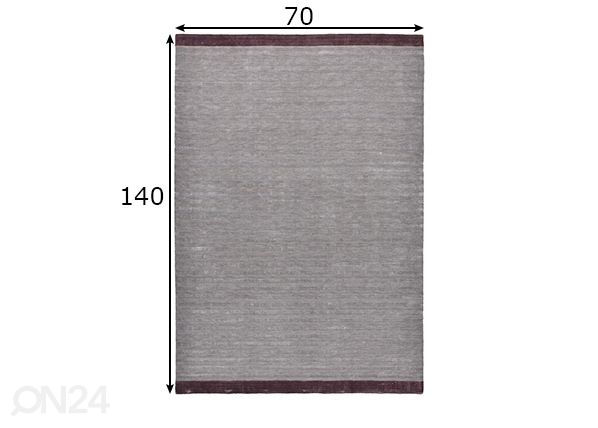 Vaip Miami 70x140 cm mõõdud